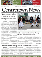 Cover page of Centretown News